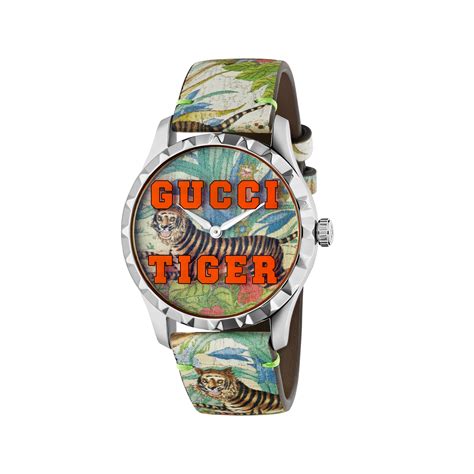 gucci watch tiger green|gucci tiger official website.